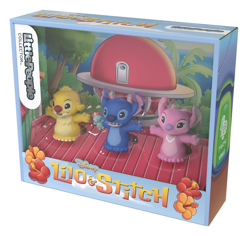 🧪 LAB | SU ORDINAZIONE Lilo & Stitch Little People Collector Mini Figure 3-Pack Stitch & The Cousins 7 cm