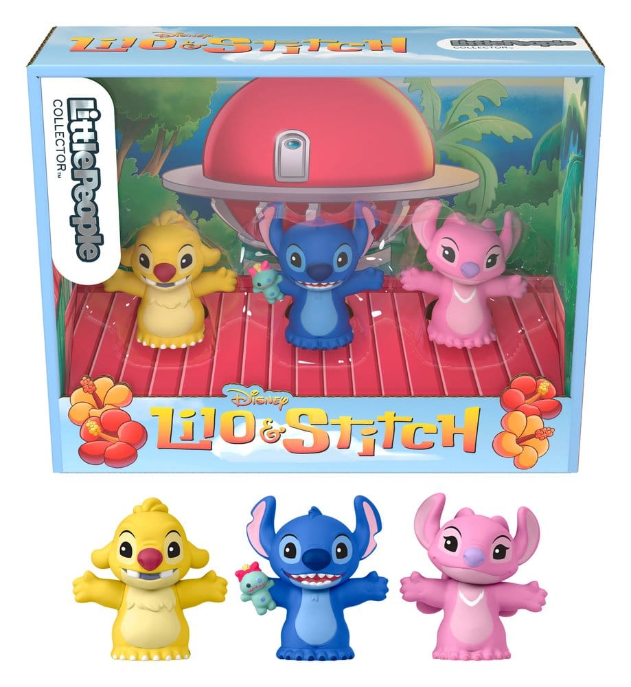 🧪 LAB | SU ORDINAZIONE Lilo & Stitch Little People Collector Mini Figure 3-Pack Stitch & The Cousins 7 cm