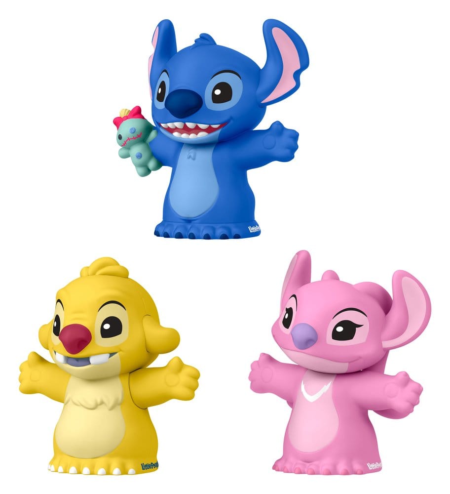 🧪 LAB | SU ORDINAZIONE Lilo & Stitch Little People Collector Mini Figure 3-Pack Stitch & The Cousins 7 cm