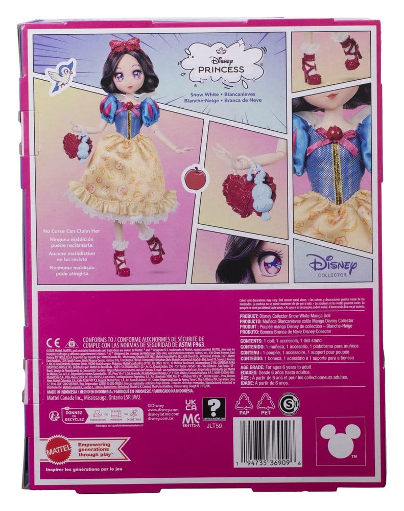 🧪 LAB | SU ORDINAZIONE Disney Princess Doll Manga Snow White 22 cm