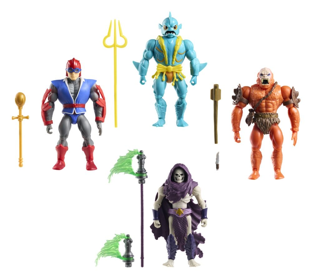 🧪 LAB | SU ORDINAZIONE Masters of the Universe Origins Action Figure 4-Pack Battle for Subternia 14 cm