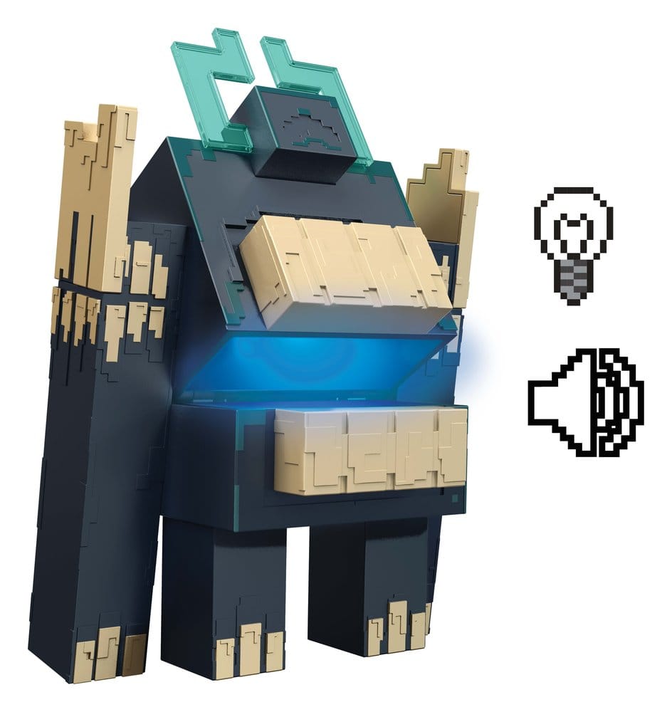 🧪 LAB | SU ORDINAZIONE Minecraft Dungeons II Action Figure with Light and Sound Twisted Warden