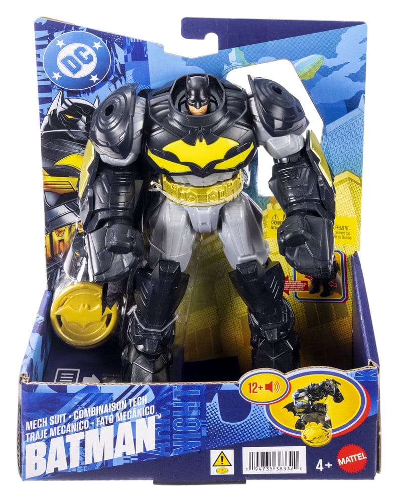 🧪 LAB | SU ORDINAZIONE DC Premier Action Figure with Sound & Light Mecha Suit Batman 18 cm