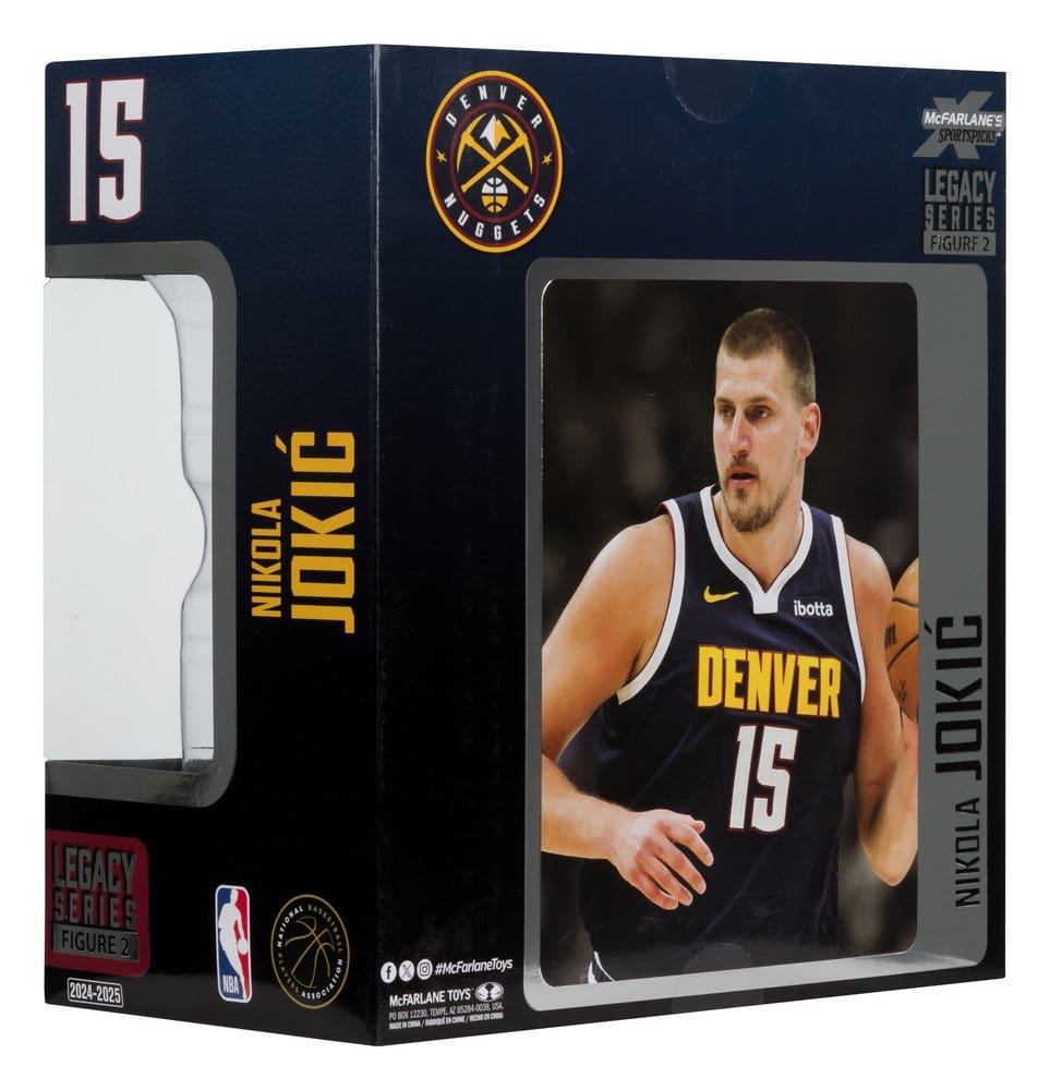 🧪 LAB | SU ORDINAZIONE NBA McFarlane's SportsPicks Action Figure Nikola Jokic (Denver Nuggets) 16 cm