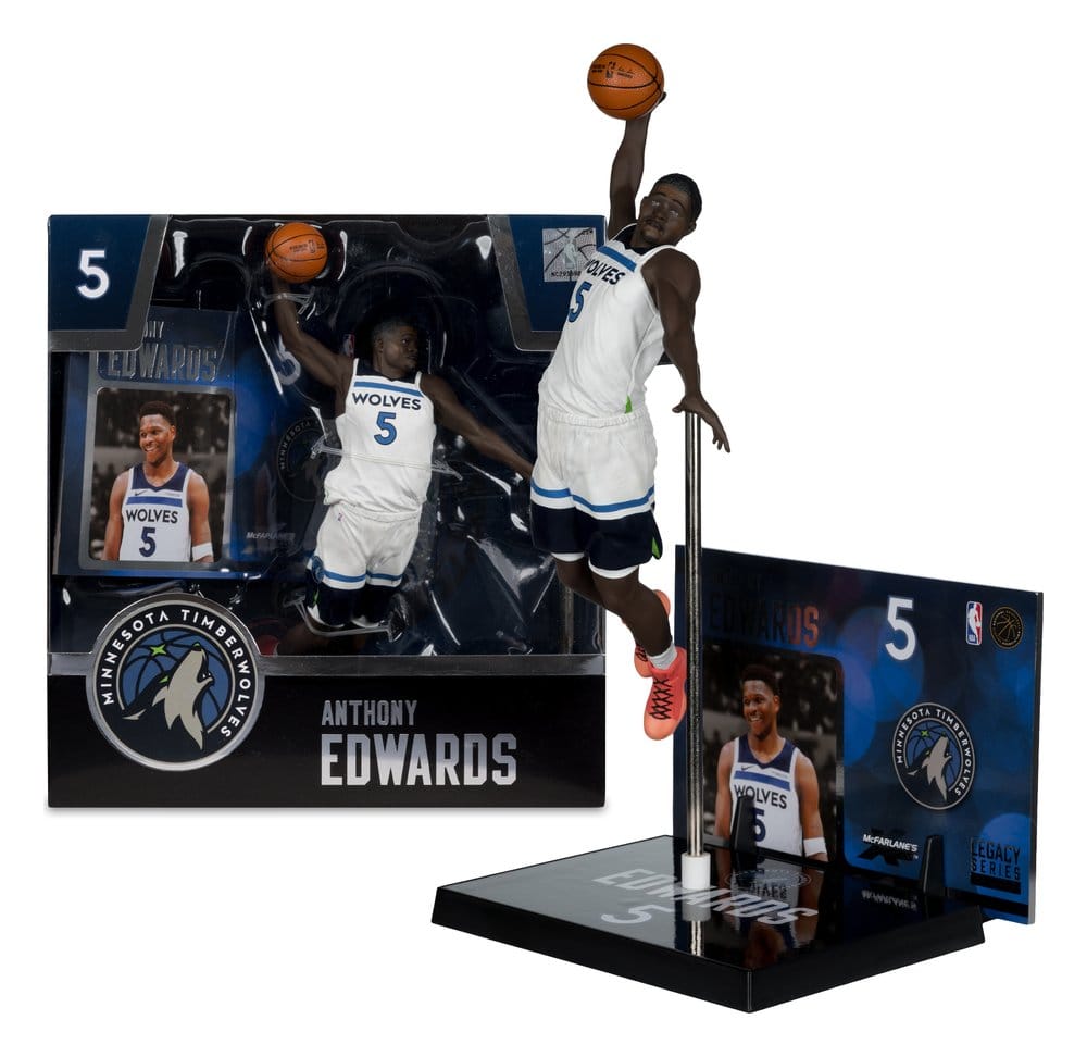 🧪 LAB | SU ORDINAZIONE NBA McFarlane's SportsPicks Action Figure Anthony Edwards (Minnesota Timberwolves) 21 cm