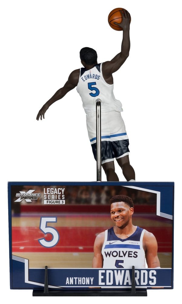 🧪 LAB | SU ORDINAZIONE NBA McFarlane's SportsPicks Action Figure Anthony Edwards (Minnesota Timberwolves) 21 cm