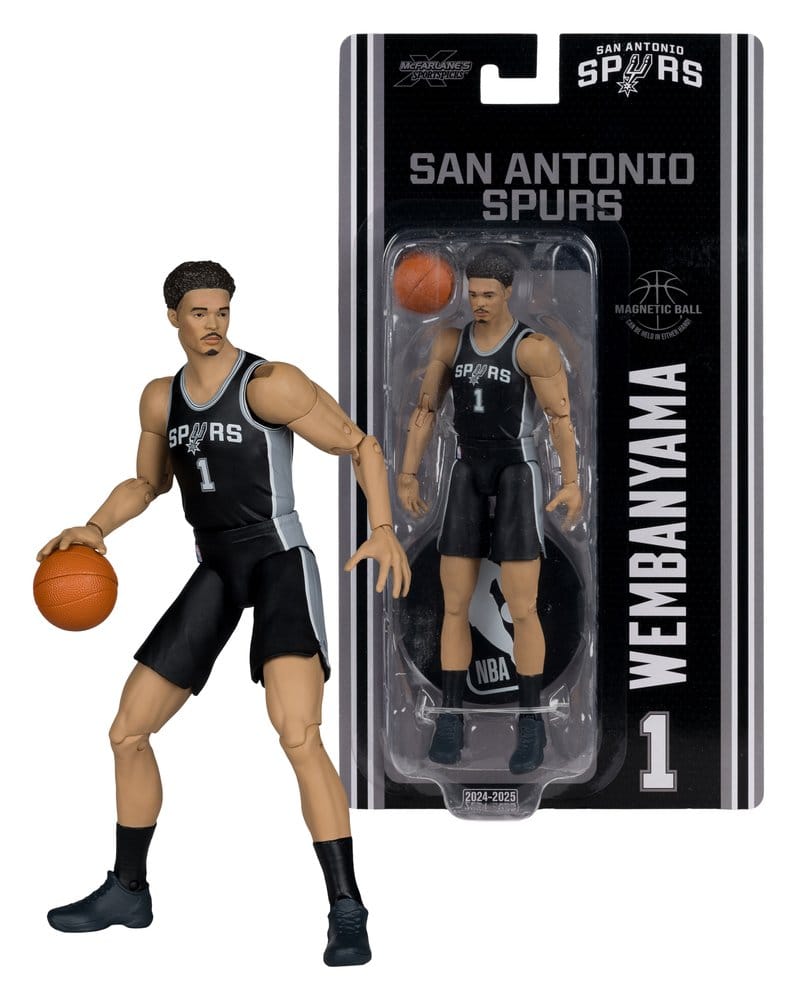 🧪 LAB | SU ORDINAZIONE NBA SportsPicks Action Figure Victor Wembanyama (San Antonio Spurs) 17 cm