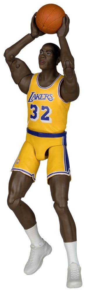 🧪 LAB | SU ORDINAZIONE NBA Legends Series Action Figure Earvin "Magic" Johnson (Los Angeles Lakers) 15 cm
