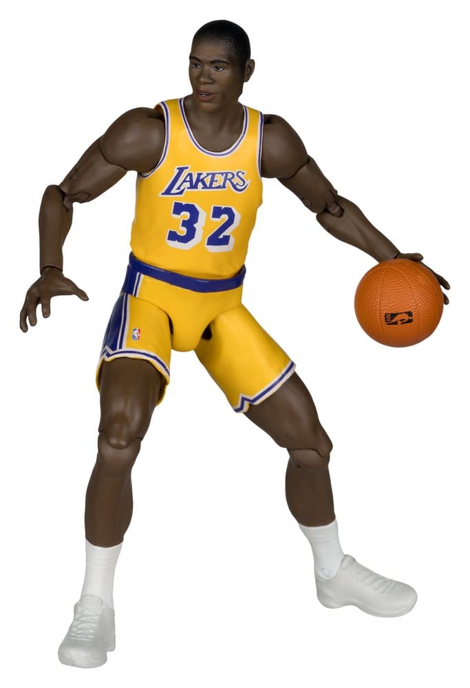 🧪 LAB | SU ORDINAZIONE NBA Legends Series Action Figure Earvin "Magic" Johnson (Los Angeles Lakers) 15 cm