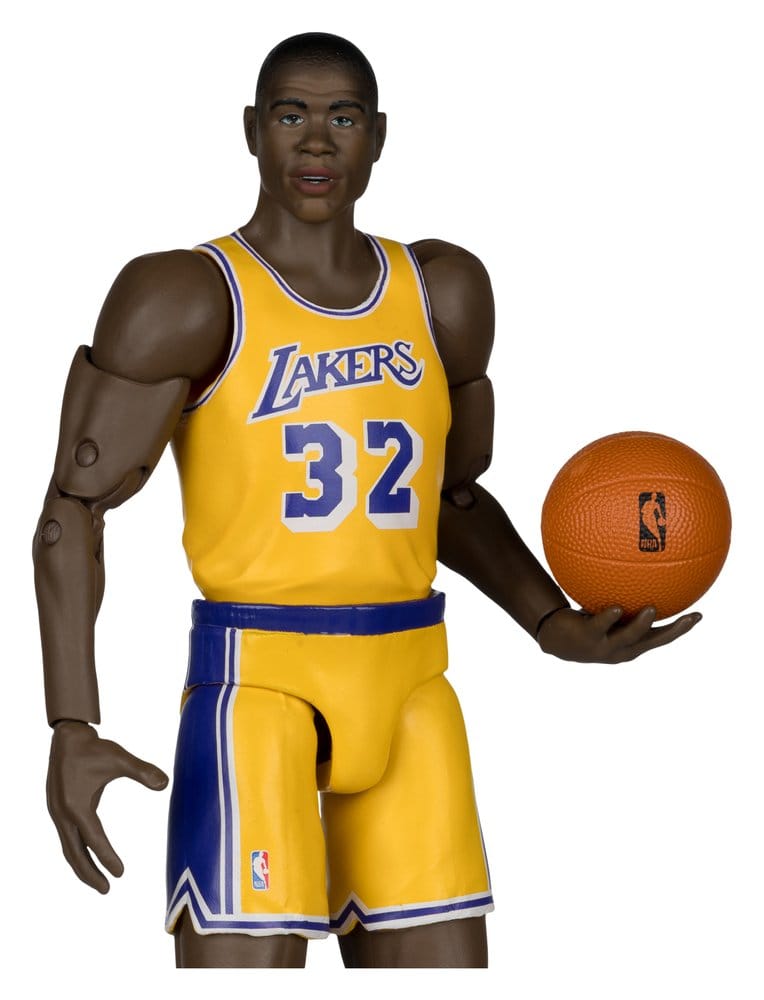 🧪 LAB | SU ORDINAZIONE NBA Legends Series Action Figure Earvin "Magic" Johnson (Los Angeles Lakers) 15 cm