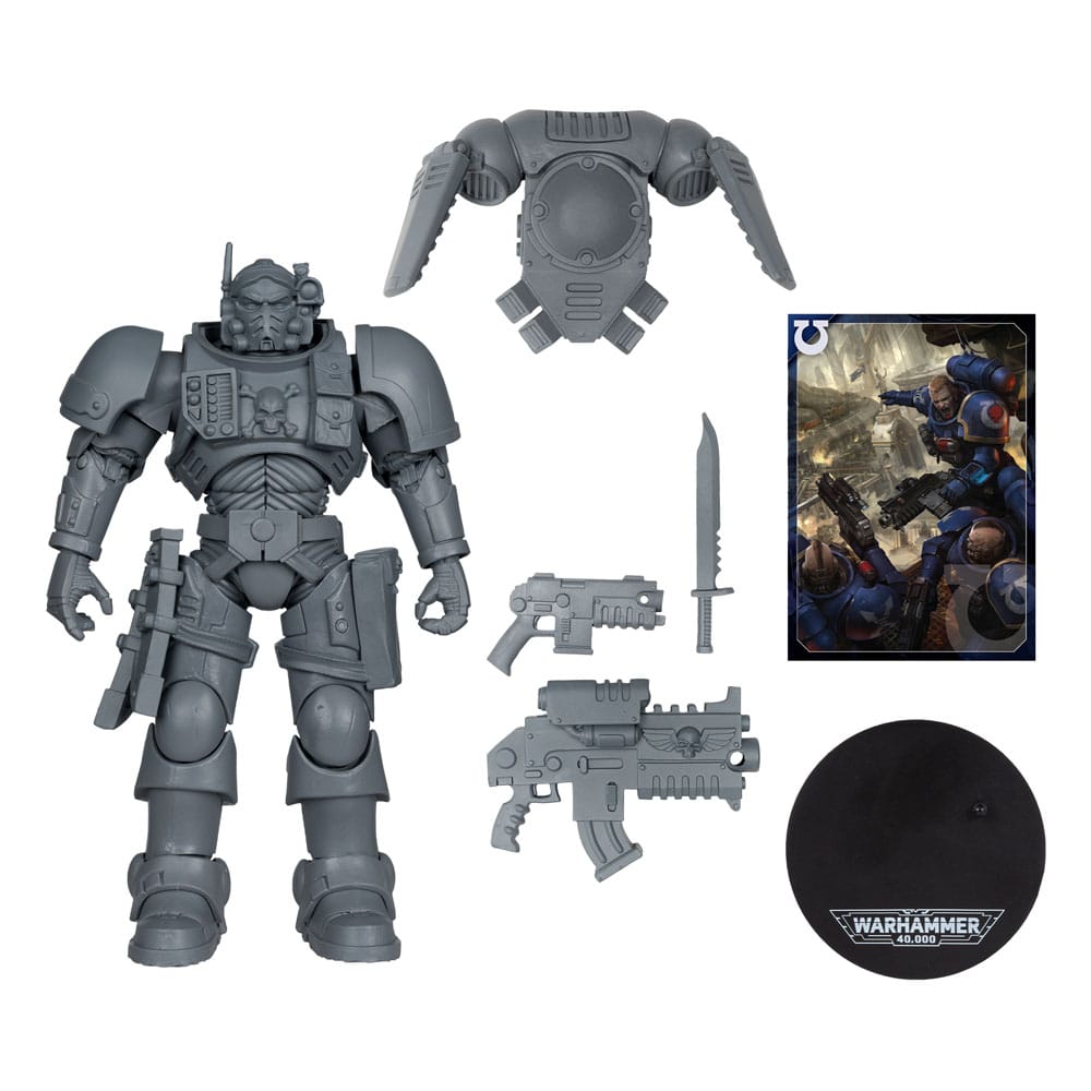 🧪 LAB | SU ORDINAZIONE Warhammer 40,000 Action Figure Lieutenant in Phobos Armor (Ultramarines) (Artist Proof) 18 cm
