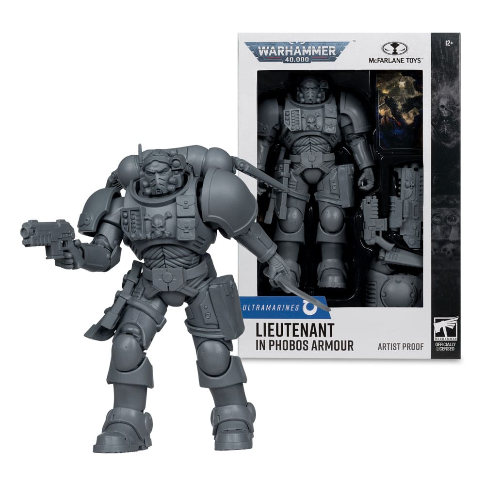 🧪 LAB | SU ORDINAZIONE Warhammer 40,000 Action Figure Lieutenant in Phobos Armor (Ultramarines) (Artist Proof) 18 cm