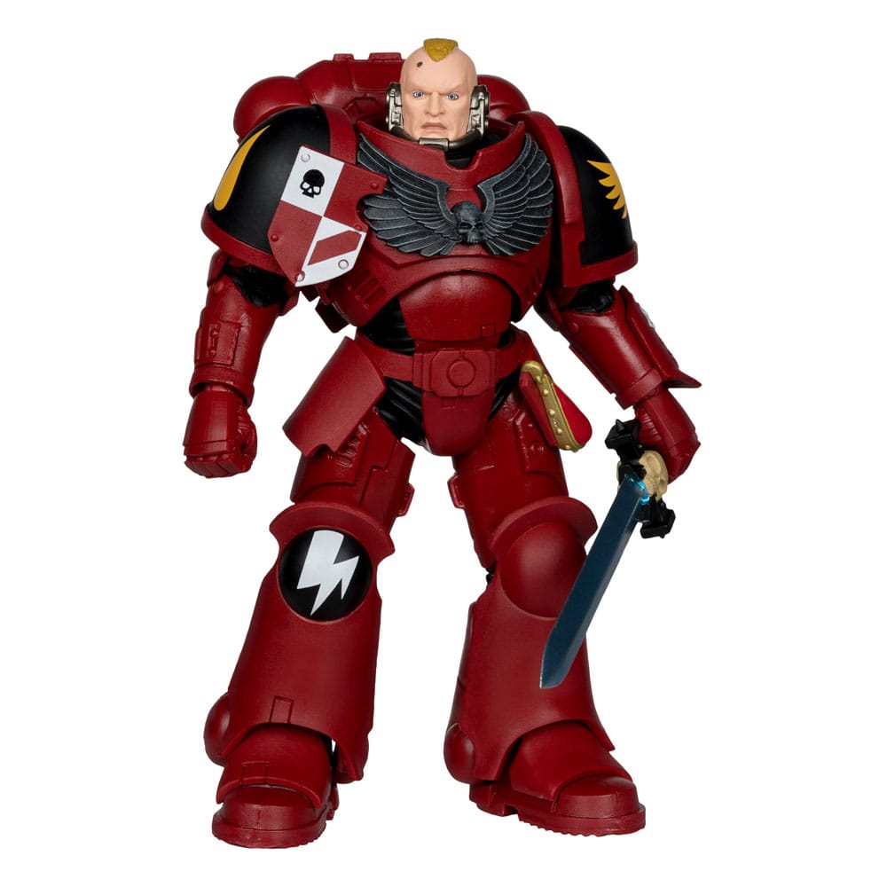 🧪 LAB | SU ORDINAZIONE Warhammer 40,000 Action Figure Assault Intercessor Sergeant (Blood Angel) 18 cm