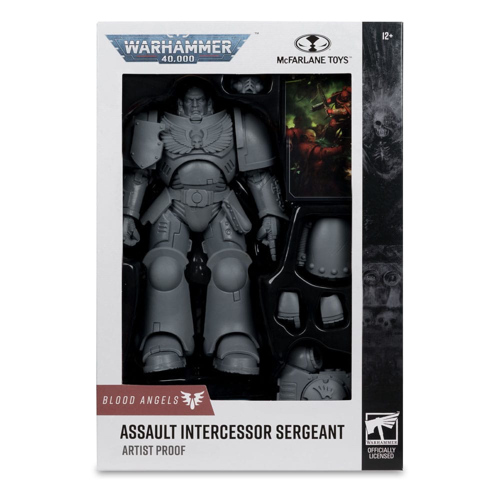 🧪 LAB | SU ORDINAZIONE Warhammer 40,000 Action Figure Assault Intercessor Sergeant (Blood Angel) (Artist Proof) 18 cm