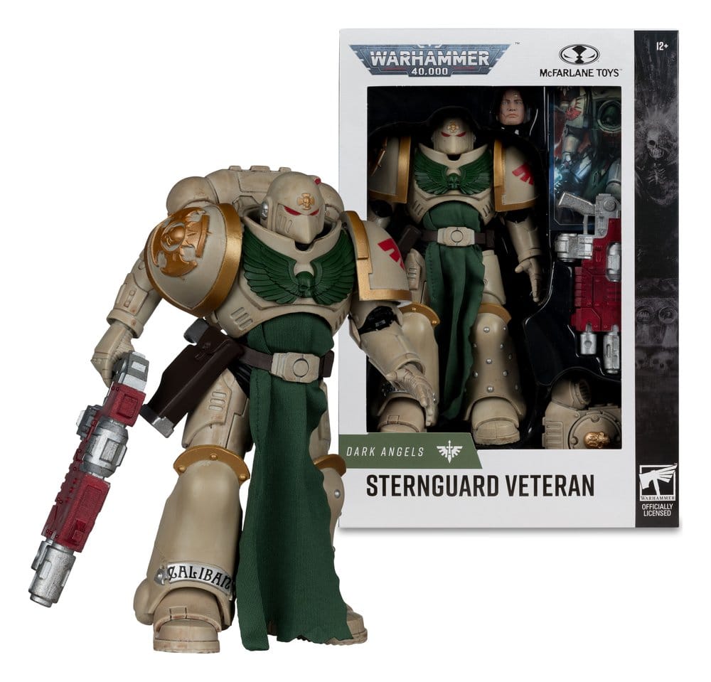 🧪 LAB | SU ORDINAZIONE Warhammer 40,000 Action Figure Sternguard Veteran (Dark Angels) 18 cm