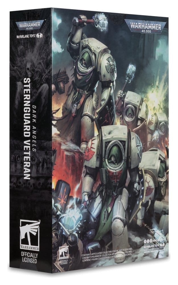 🧪 LAB | SU ORDINAZIONE Warhammer 40,000 Action Figure Sternguard Veteran (Dark Angels) 18 cm