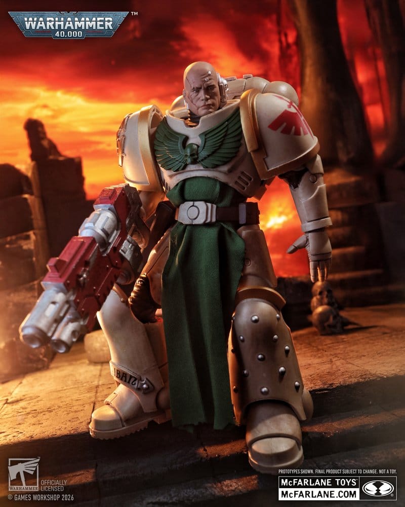 🧪 LAB | SU ORDINAZIONE Warhammer 40,000 Action Figure Sternguard Veteran (Dark Angels) 18 cm