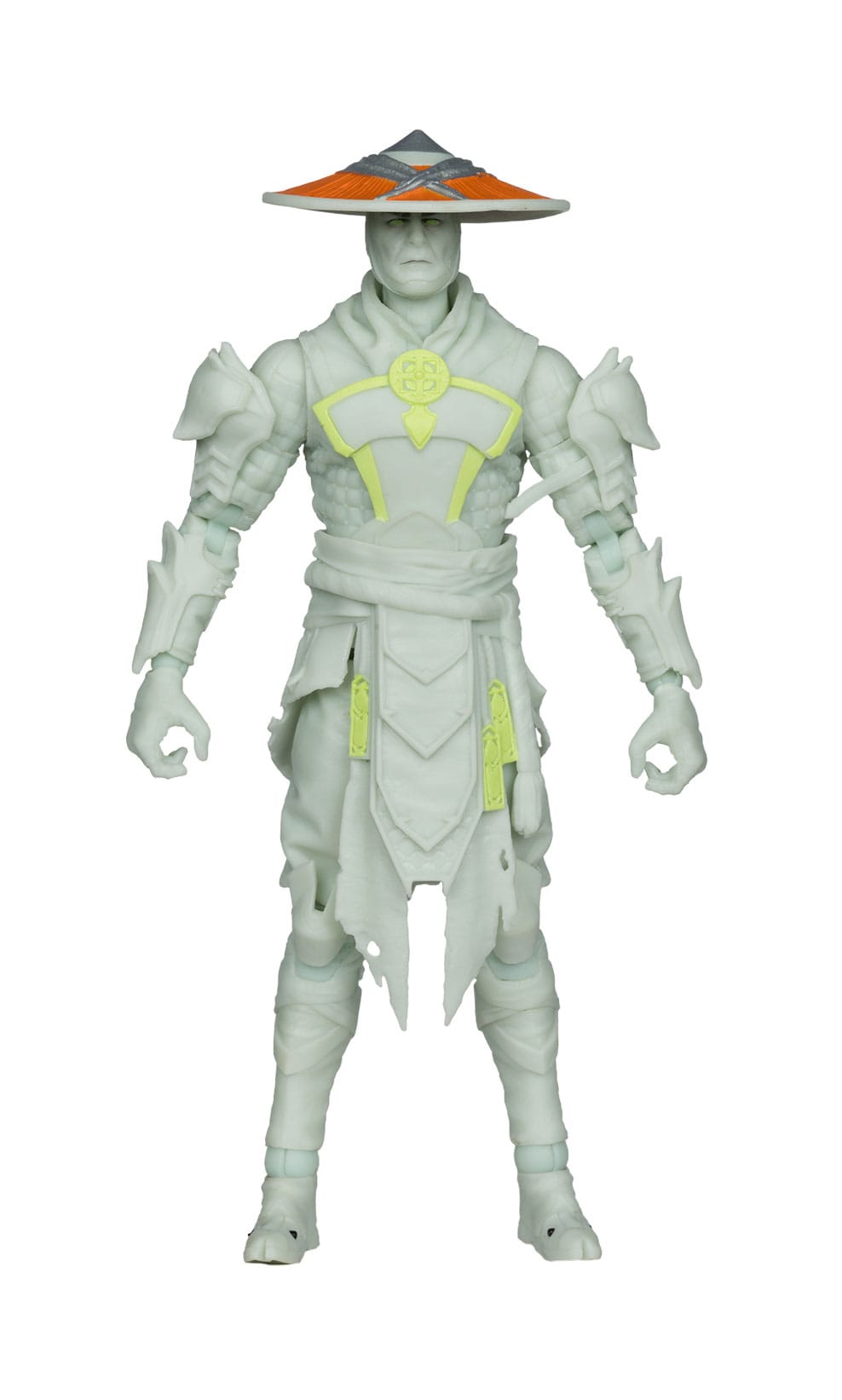 AUF BESTELLUNG Mortal Kombat Actionfigur Glow in the Dark Edition Raiden (Gold Label) 18 cm