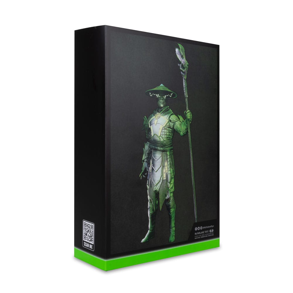 🧪 LAB | SU ORDINAZIONE Mortal Kombat Action Figure Glow in the Dark Edition Raiden (Gold Label) 18 cm