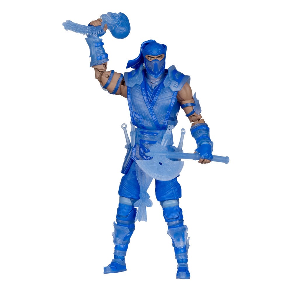 SU ORDINAZIONE Mortal Kombat Action Figure Glow in the Dark Edition Sub-Zero (Gold Label) 18 cm