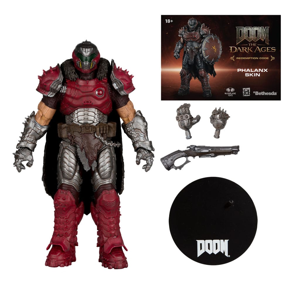 🧪 LAB | SU ORDINAZIONE Doom: The Dark Ages Action Figure Doom Slayer (Phalanx Skin) 18 cm