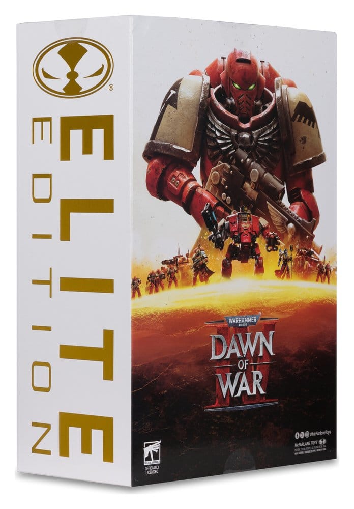 🧪 LAB | SU ORDINAZIONE Warhammer 40,000 Dawn of War McFarlane Elite Edition Action Figure Captain Cyrus (Dawn of War 4) 20 cm