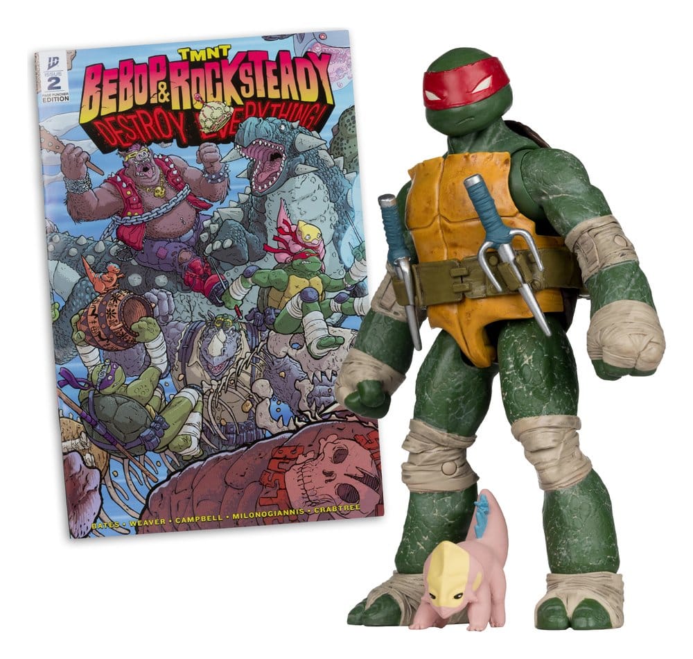 🧪 LAB | SU ORDINAZIONE Teenage Mutant Ninja Turtles Page Punchers Action Figure Raphael 13 cm