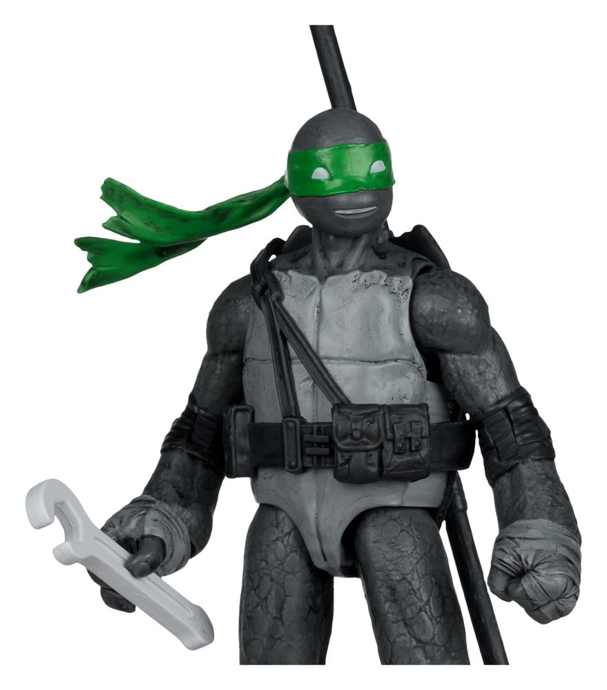 🧪 LAB | SU ORDINAZIONE Teenage Mutant Ninja Turtles Page Punchers Action Figure Donatello (Black White & Green ) (Red Platinum Edition) 13 cm