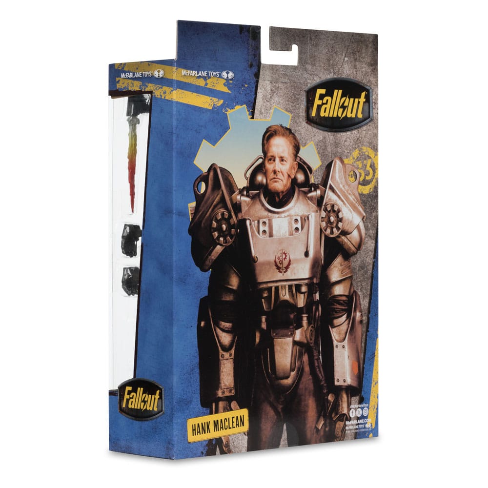 🧪 LAB | SU ORDINAZIONE Fallout Action Figure Hank MacLean 19 cm