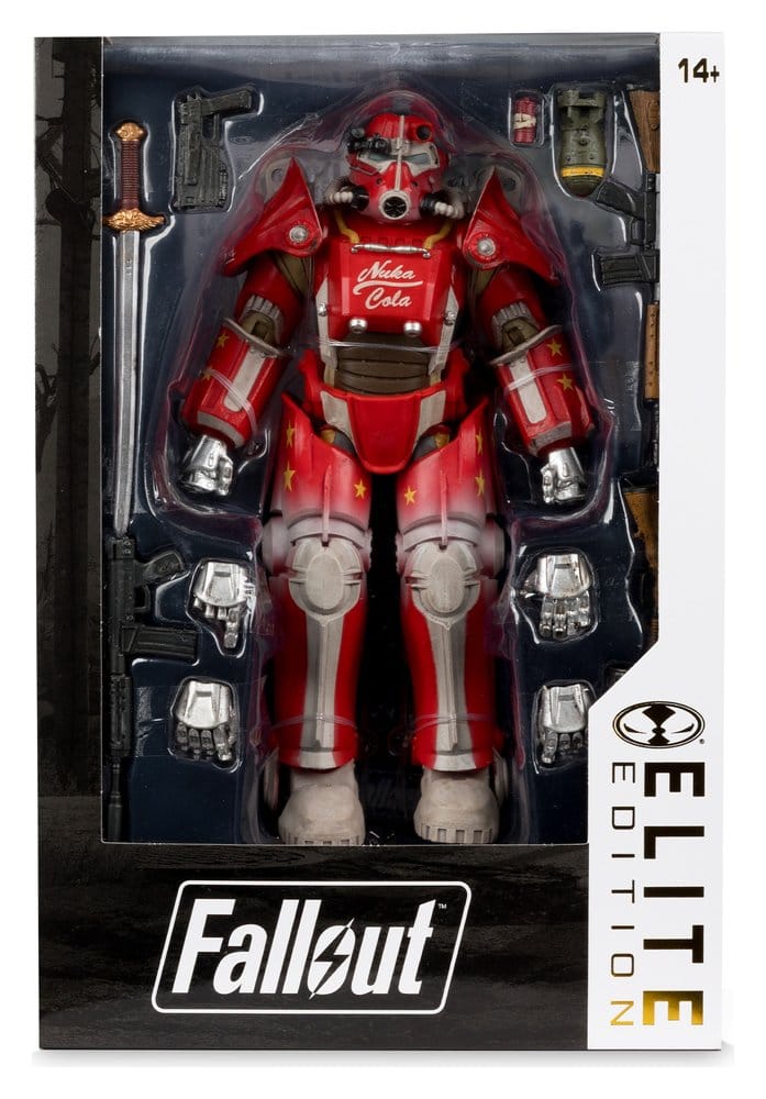 🧪 LAB | SU ORDINAZIONE Fallout McFarlane Elite Edition Deluxe Action Figure T-45B Nuka Cola 20 cm