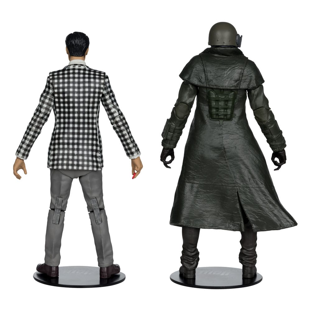 🧪 LAB | SU ORDINAZIONE Fallout: New Vegas Statue 2-Pack Riot Ranger Armor & Benny Survivor 18 cm