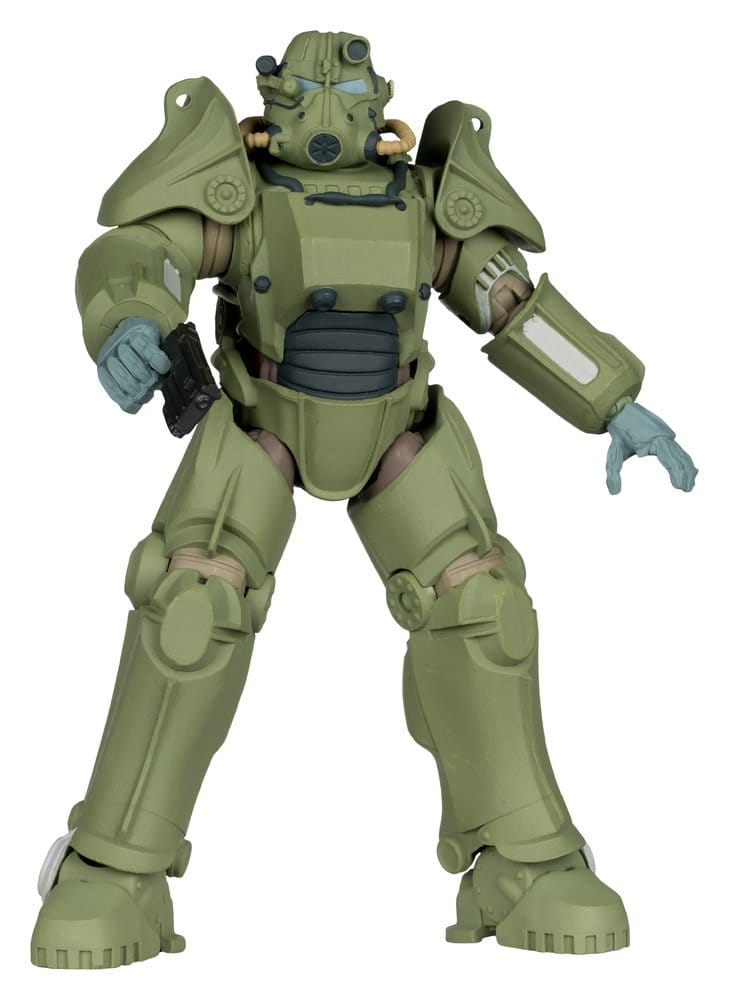 🧪 LAB | SU ORDINAZIONE Fallout 76 Gaming Edition Action Figure T-45 Military Armor (Red Platinum Edition) 20 cm