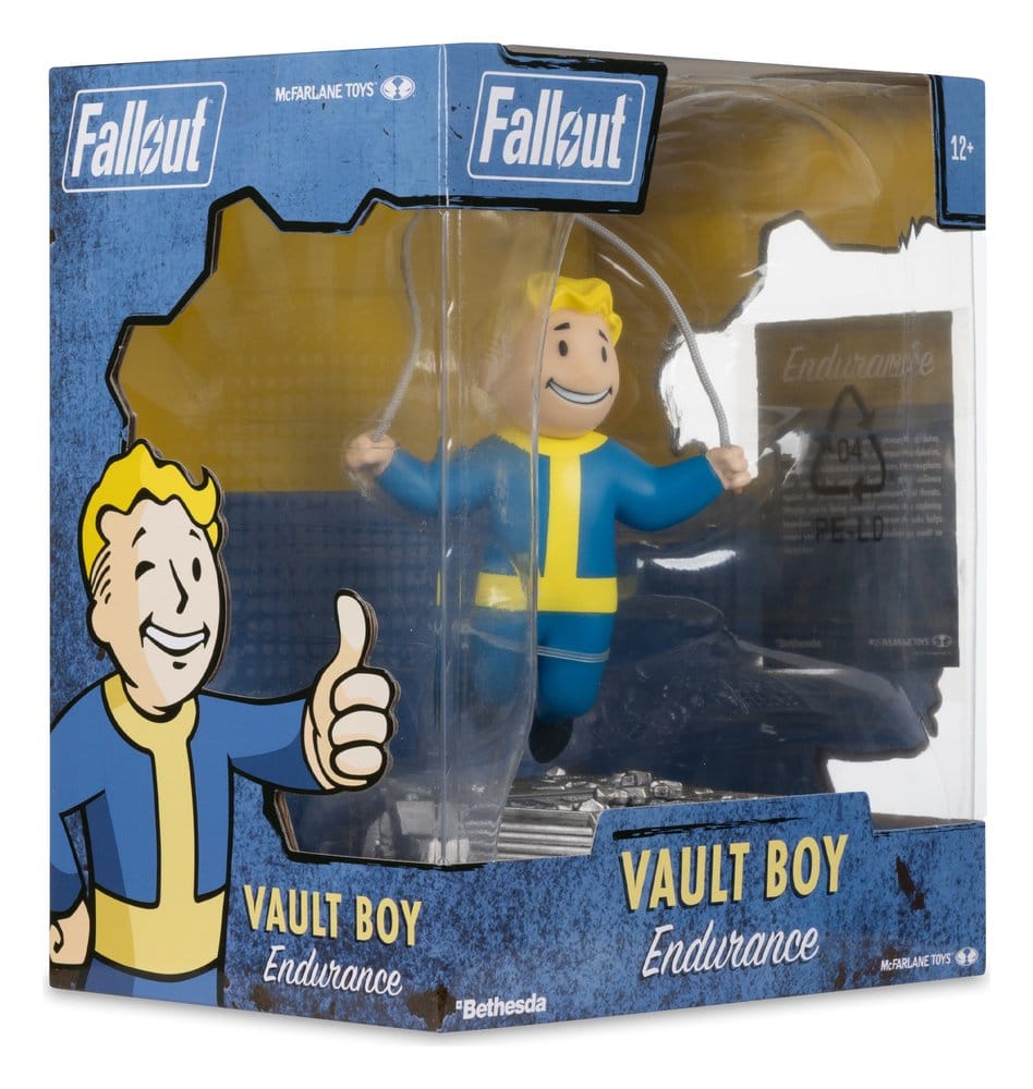 🧪 LAB | SU ORDINAZIONE Fallout Mini Figure Vault Boy: Endurance 13 cm