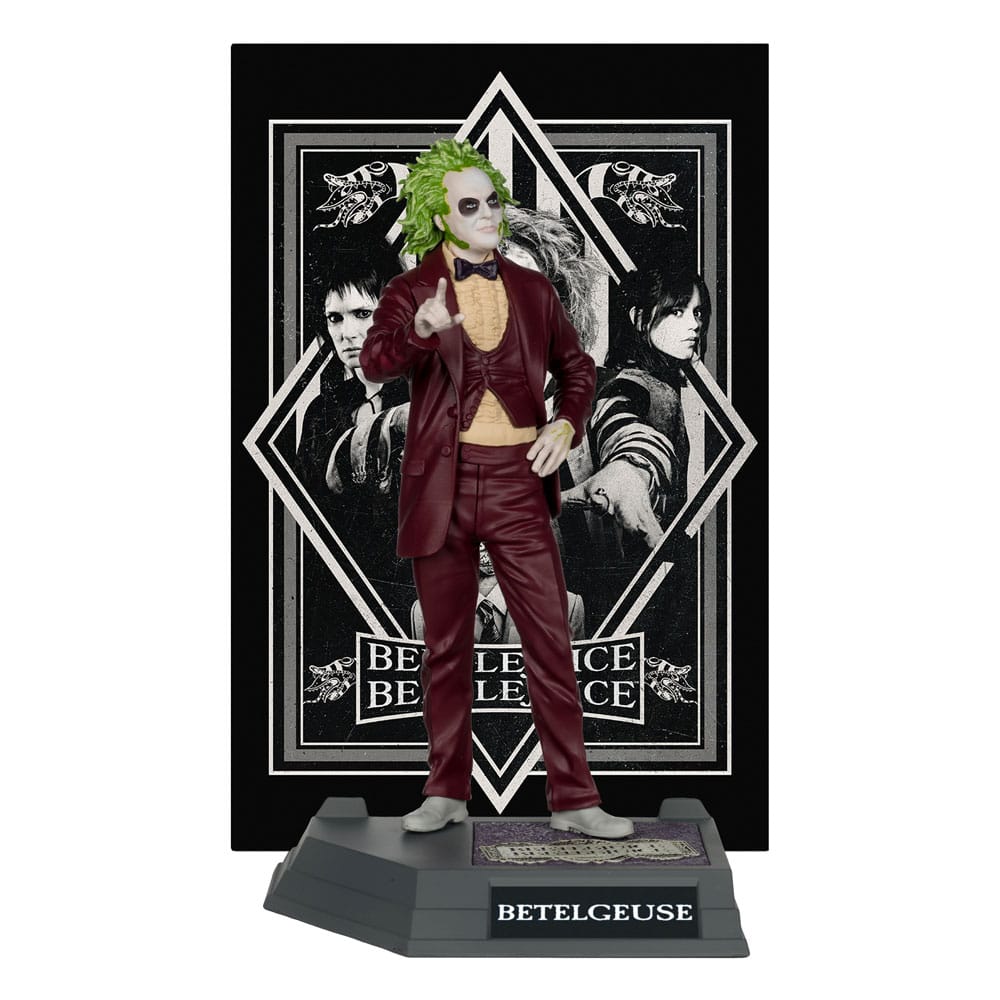 SU ORDINAZIONE Beetlejuice Beetlejuice Movie Maniacs PVC Statue Beetlejuice 17 cm