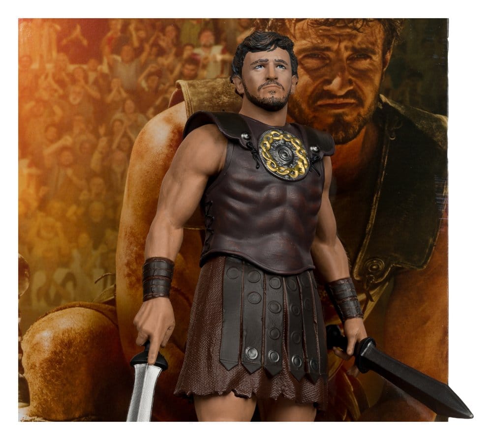 🧪 LAB | SU ORDINAZIONE Gladiator II Movie Maniacs Action Figure Lucius 16 cm