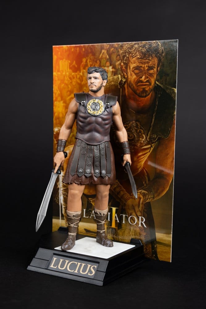 🧪 LAB | SU ORDINAZIONE Gladiator II Movie Maniacs Action Figure Lucius 16 cm