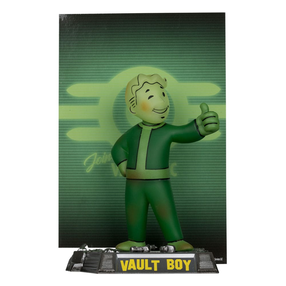 SU ORDINAZIONE Fallout Movie Maniacs PVC Statue Vault Boy 13 cm ESAURITO