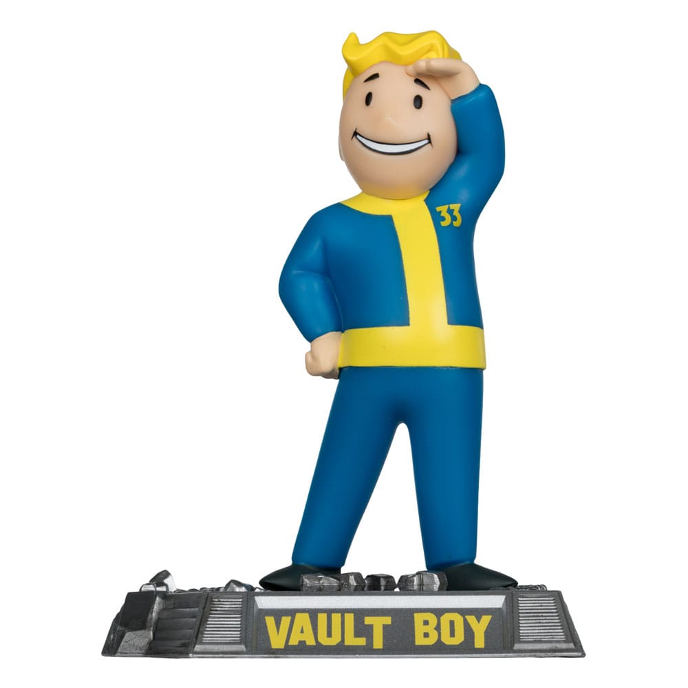 🧪 LAB | SU ORDINAZIONE Fallout Movie Maniacs Action Figure Vault Boy Version 3 14 cm