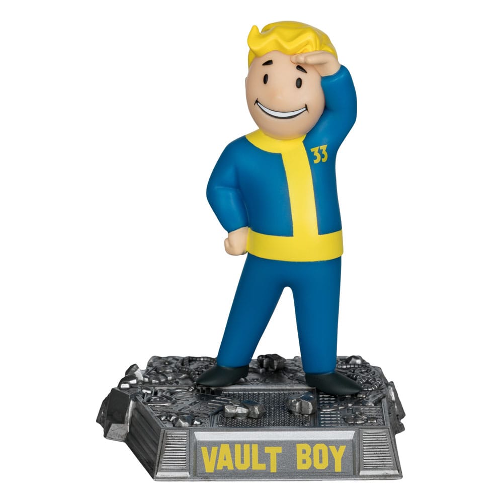 🧪 LAB | SU ORDINAZIONE Fallout Movie Maniacs Action Figure Vault Boy Version 3 14 cm