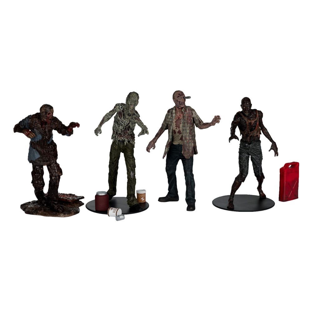 🧪 LAB | SU ORDINAZIONE The Walking Dead Action Figures 4-Pack Walkers 13 cm