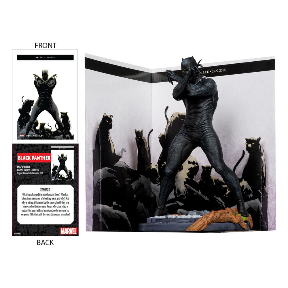 🧪 LAB | SU ORDINAZIONE Marvel Collection PVC Statue 1/10 Black Panther (Marvel Knights #4)17 cm