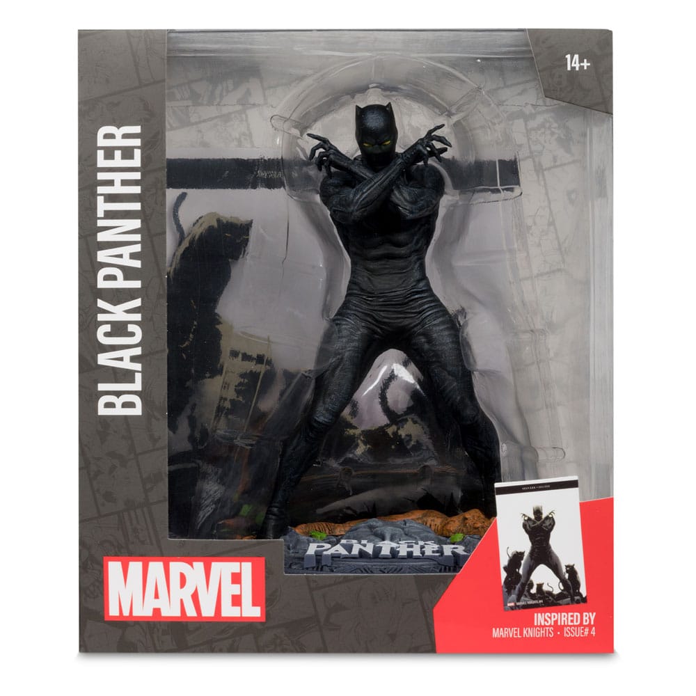 🧪 LAB | SU ORDINAZIONE Marvel Collection PVC Statue 1/10 Black Panther (Marvel Knights #4)17 cm