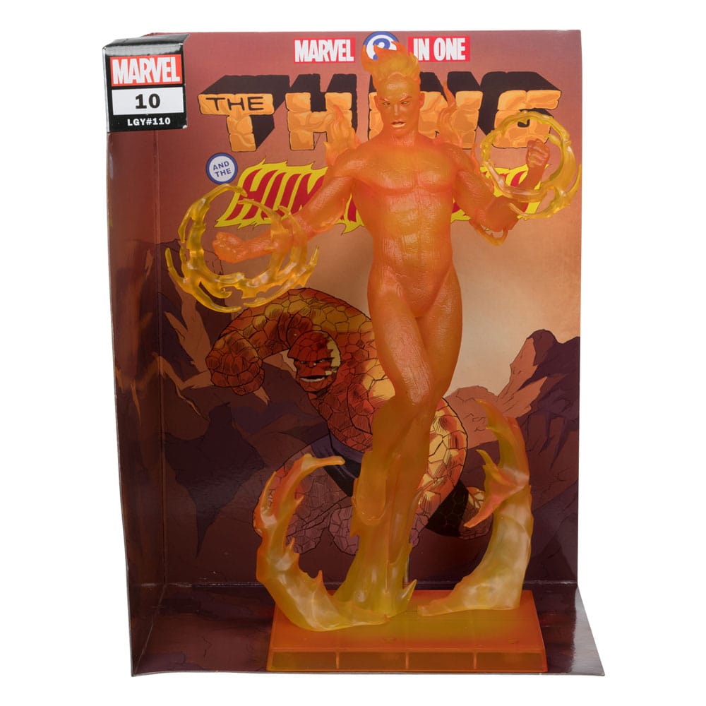 🧪 LAB | SU ORDINAZIONE Marvel Collection PVC Statue 1/6 Human Torch (Marvel 2 in 1 #10) 29 cm