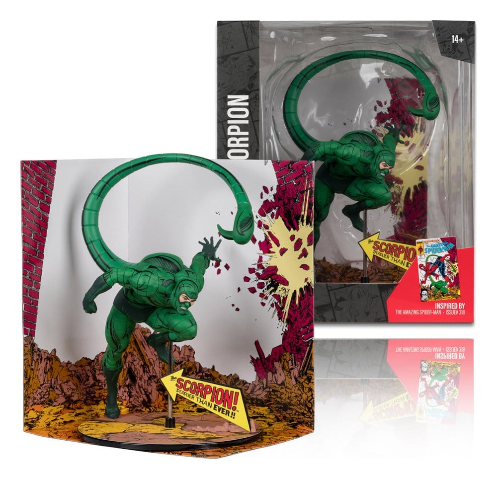 🧪 LAB | SU ORDINAZIONE Marvel Collection PVC Figure 1/10 Scorpion (The Amazing Spider-Man #318) 17 cm
