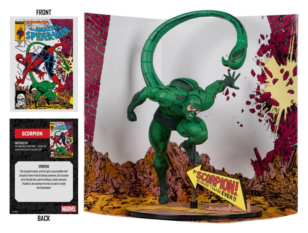 🧪 LAB | SU ORDINAZIONE Marvel Collection PVC Figure 1/10 Scorpion (The Amazing Spider-Man #318) 17 cm