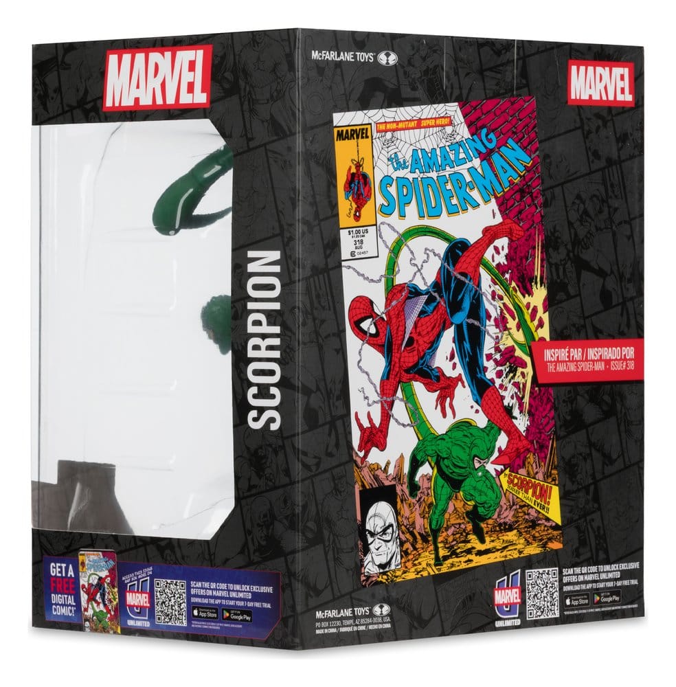 🧪 LAB | SU ORDINAZIONE Marvel Collection PVC Figure 1/10 Scorpion (The Amazing Spider-Man #318) 17 cm