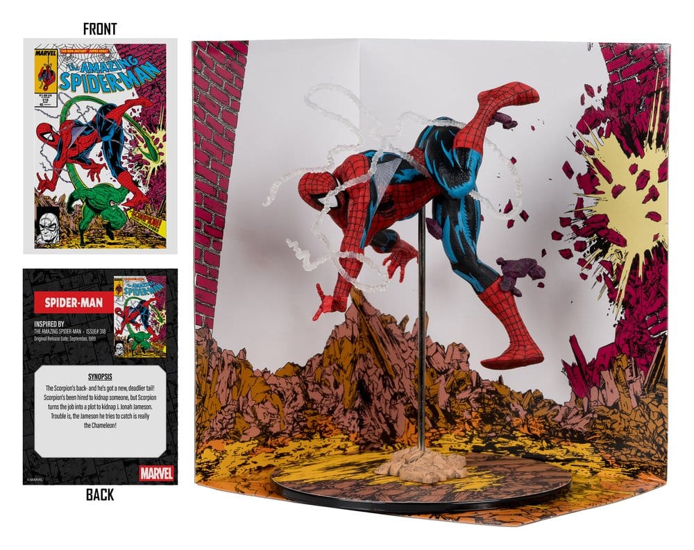 🧪 LAB | SU ORDINAZIONE Marvel Collection PVC Figure 1/10 Spider-Man (The Amazing Spider-Man #318) 17 cm