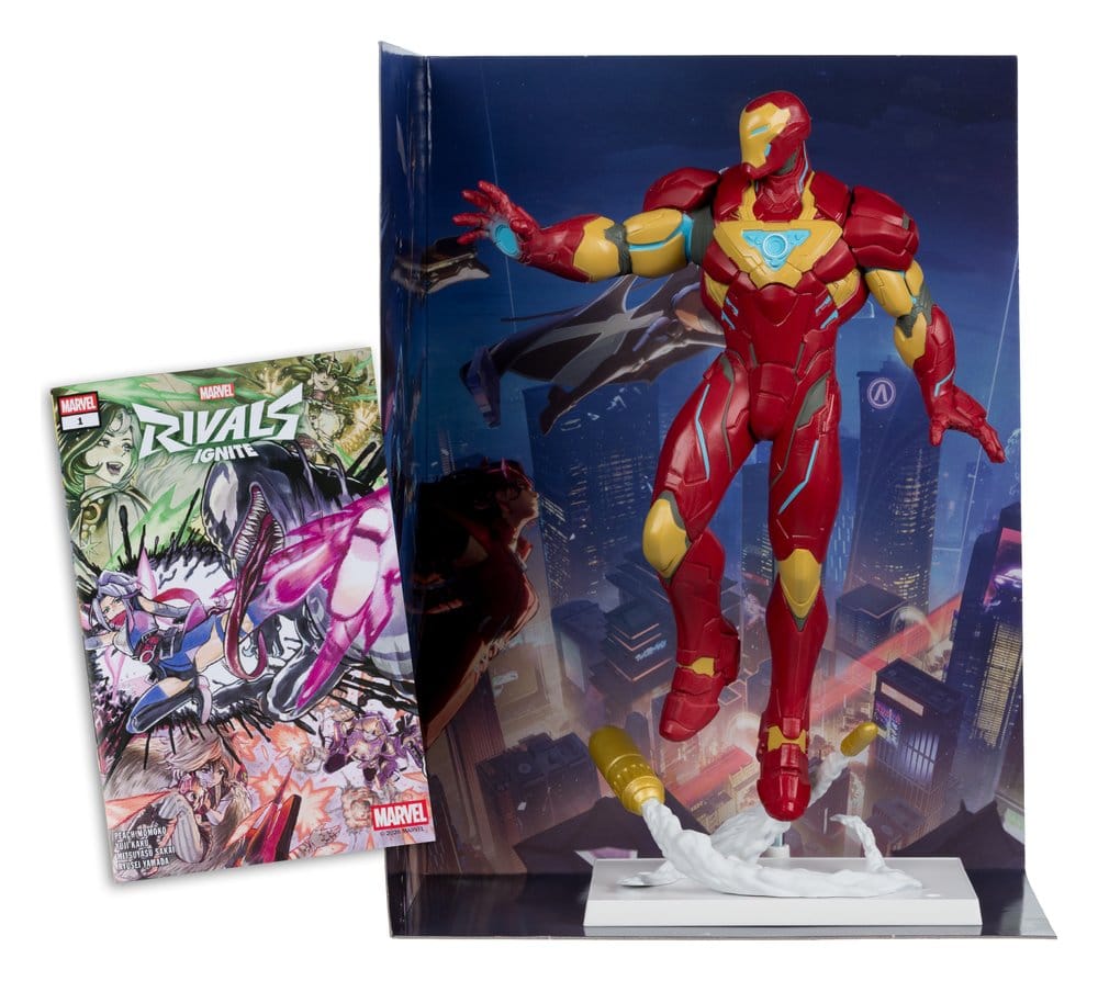 🧪 LAB | SU ORDINAZIONE Marvel Rivals Collection 1/6 Action Figure Iron Man 28 cm