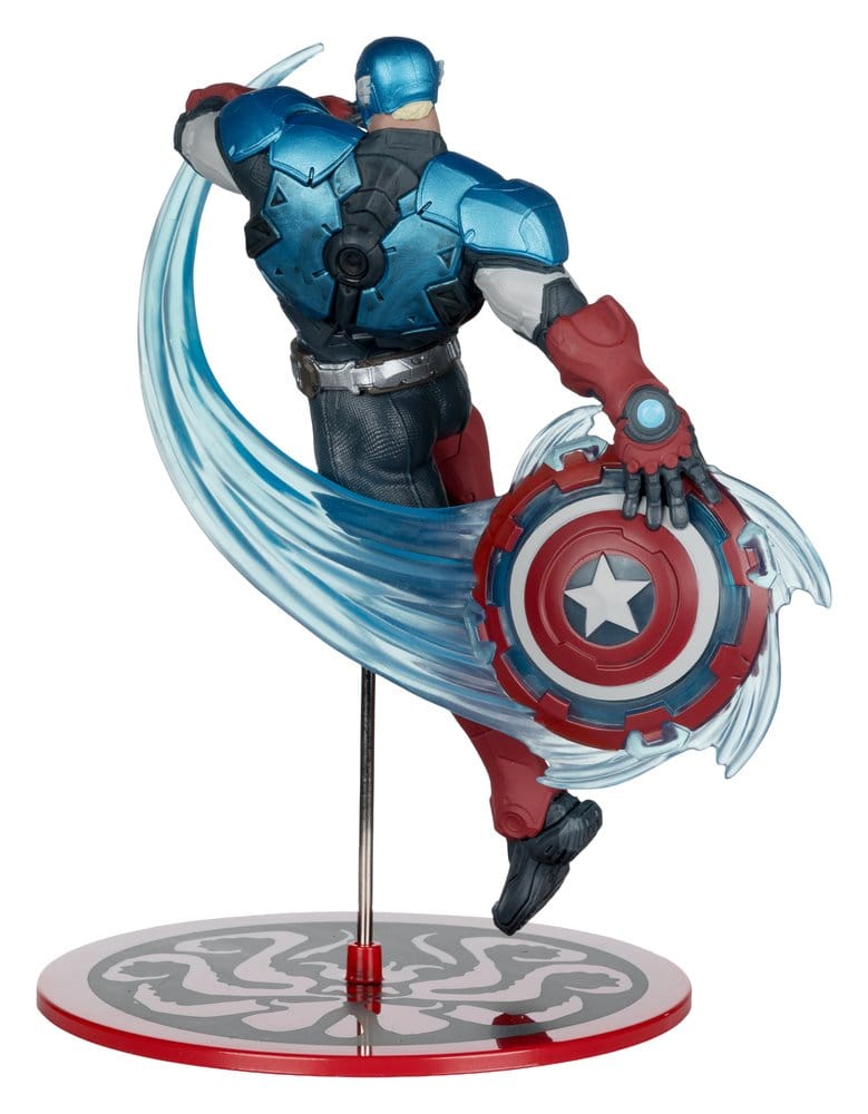 🧪 LAB | SU ORDINAZIONE Marvel Rivals Collection 1/10 Action Figure Captain America 20 cm 