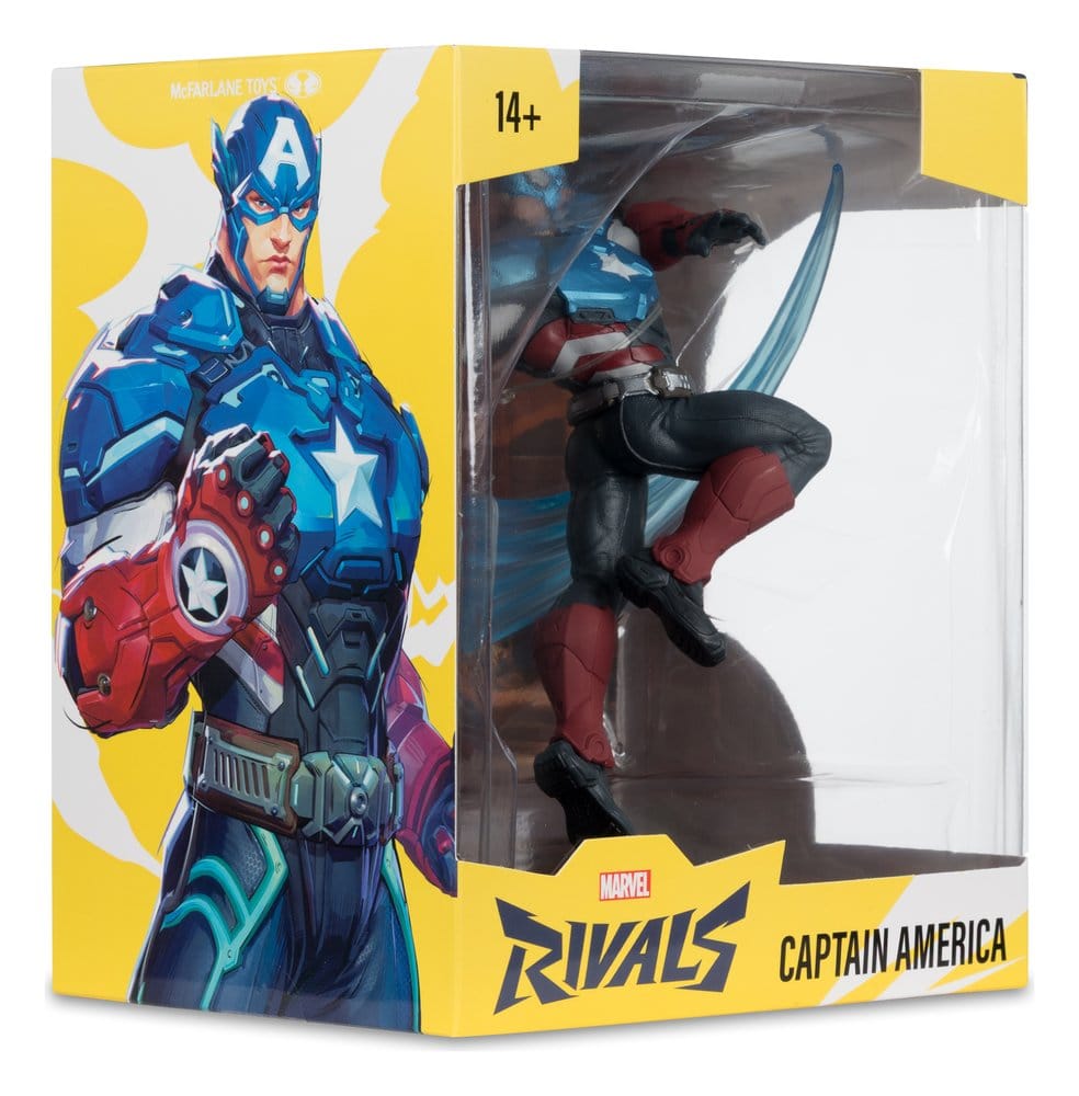 🧪 LAB | SU ORDINAZIONE Marvel Rivals Collection 1/10 Action Figure Captain America 20 cm 